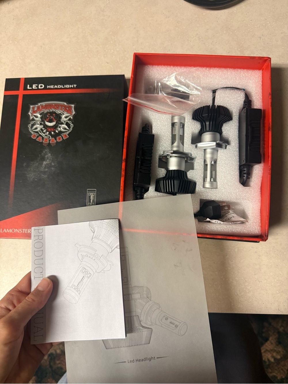 H4 LED Headlight Bulb Kit